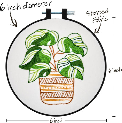 POTTED BEAUTY EMBROIDERY KIT